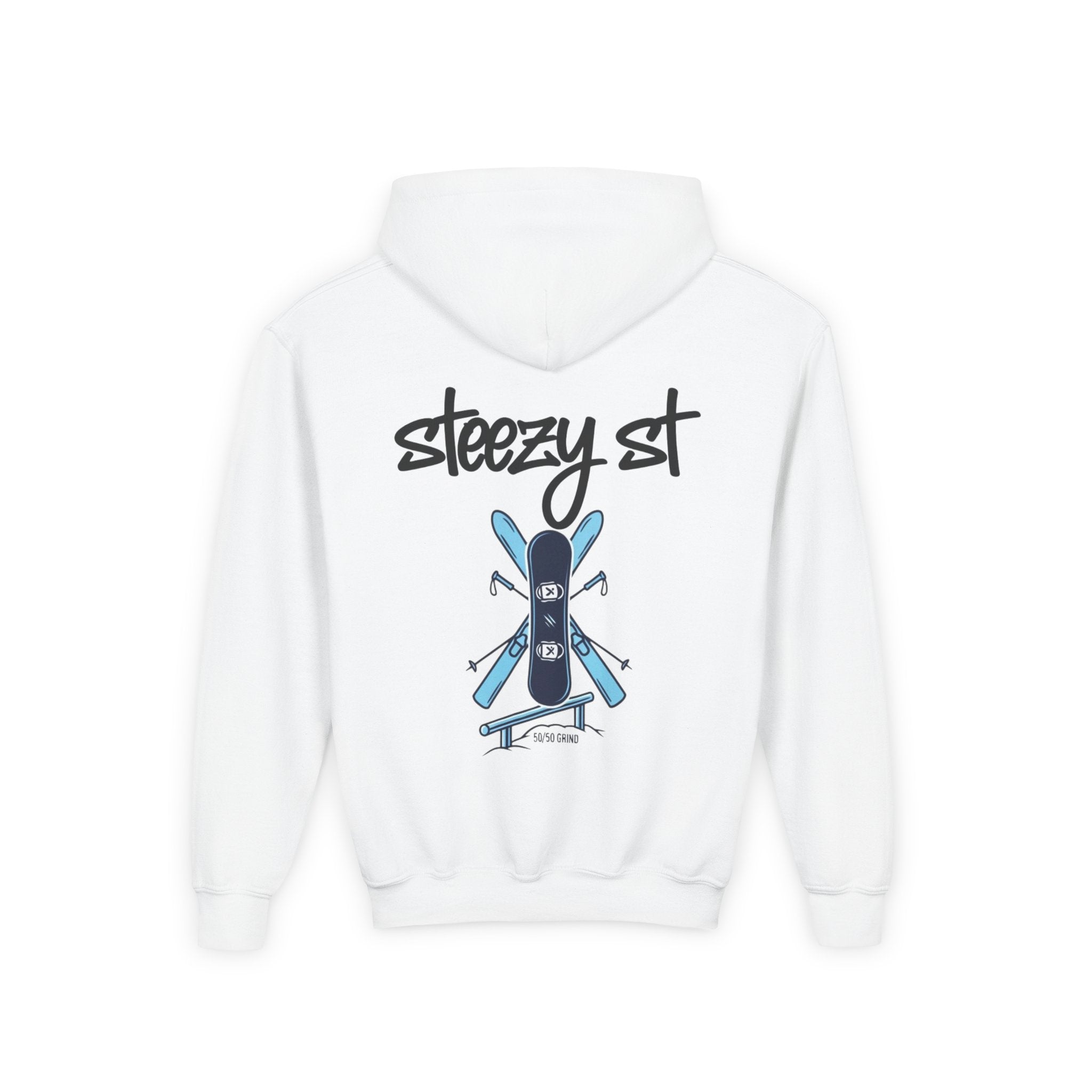 Steezy St Youth Hoodie — Skate-Style Graphic Pullover