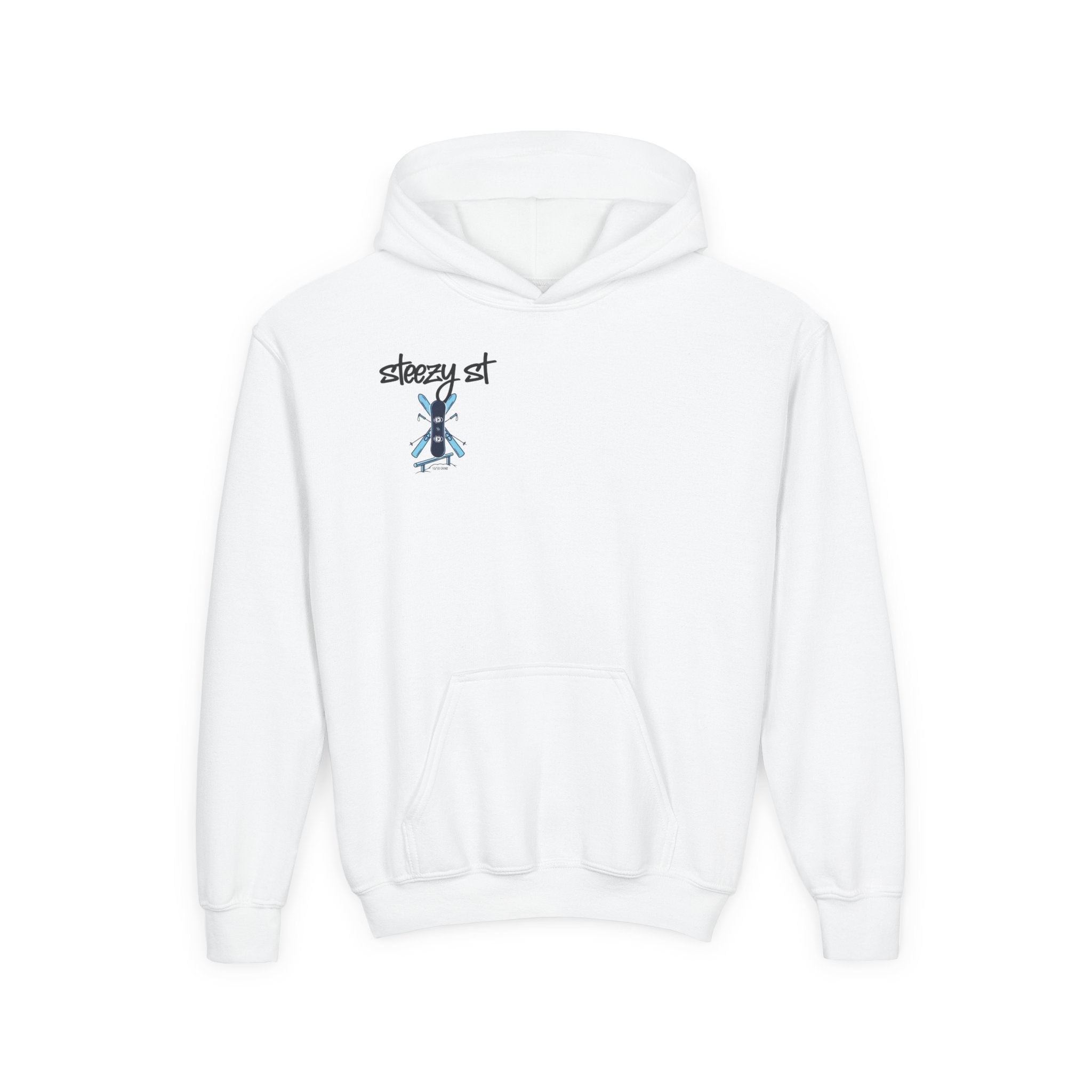 Steezy St Youth Hoodie — Skate-Style Graphic Pullover