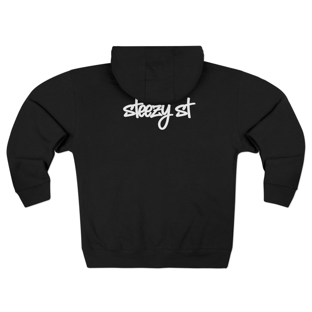 steezy tuff hoodie zip up