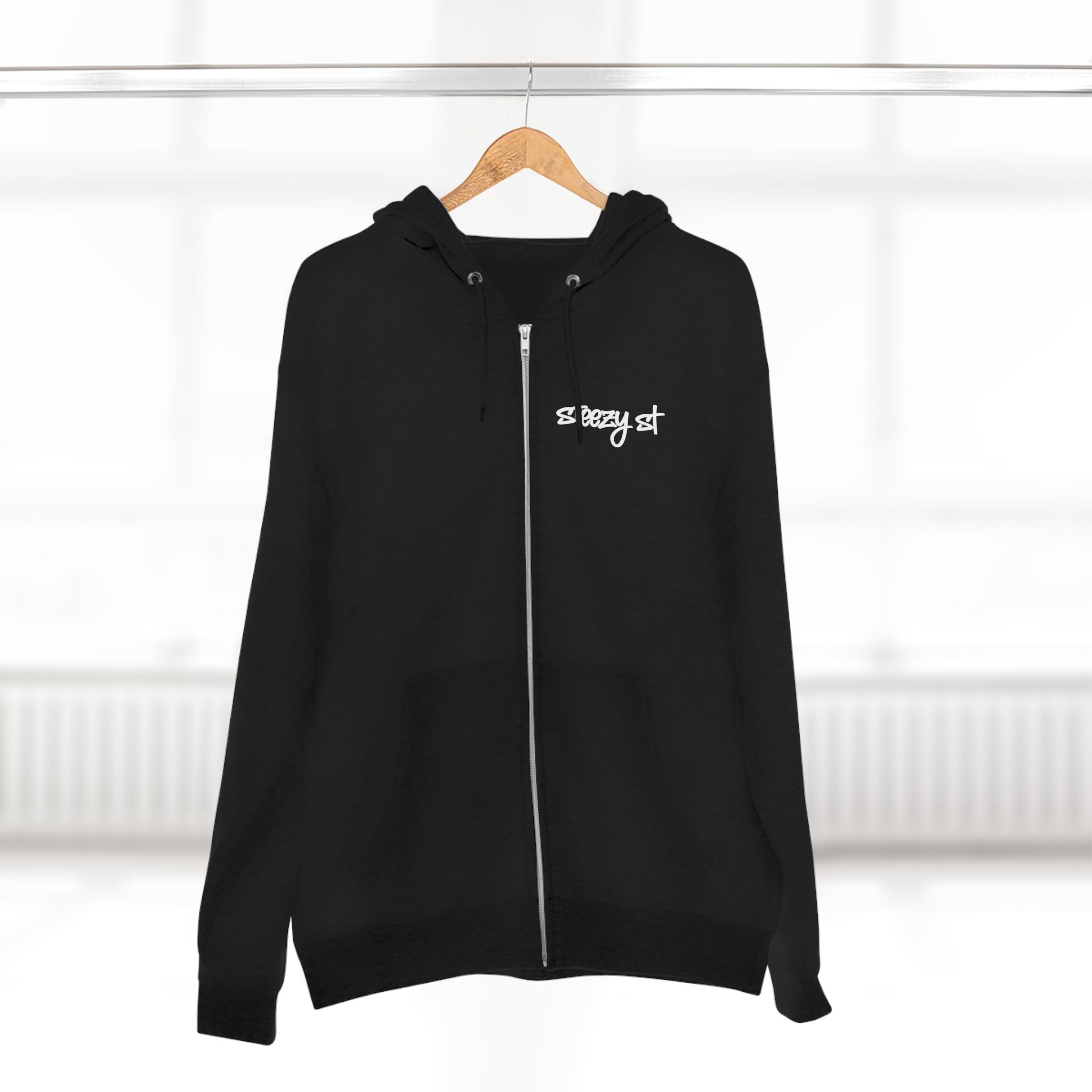 steezy tuff hoodie zip up